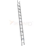 Model No. 5120 Aluminium D Rung Extension Ladder for Home, Warehouse and Industrial Access Use, Professional Extendable Ladder for Maintenance, Repair, Storage and Contractor Tasks 